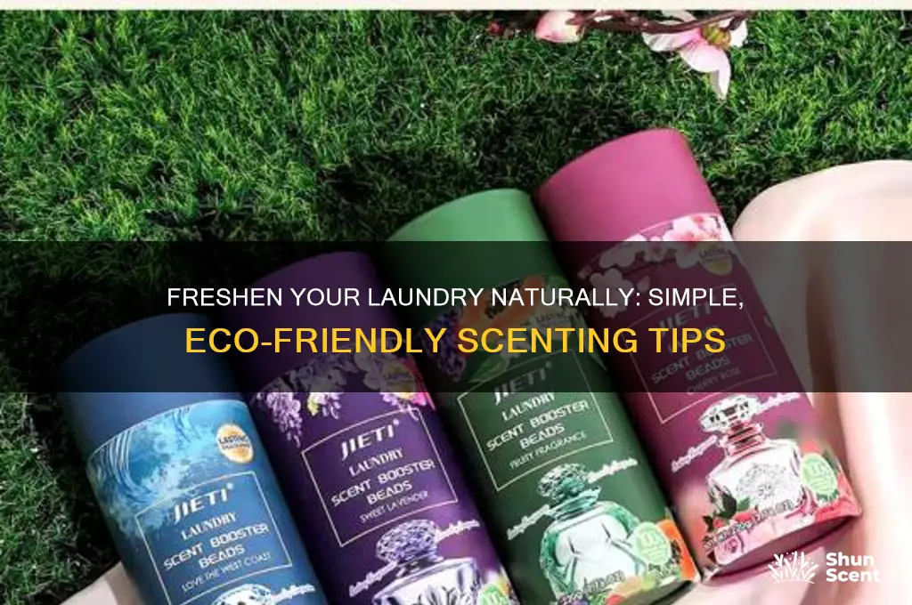 how to naturally scent laundry