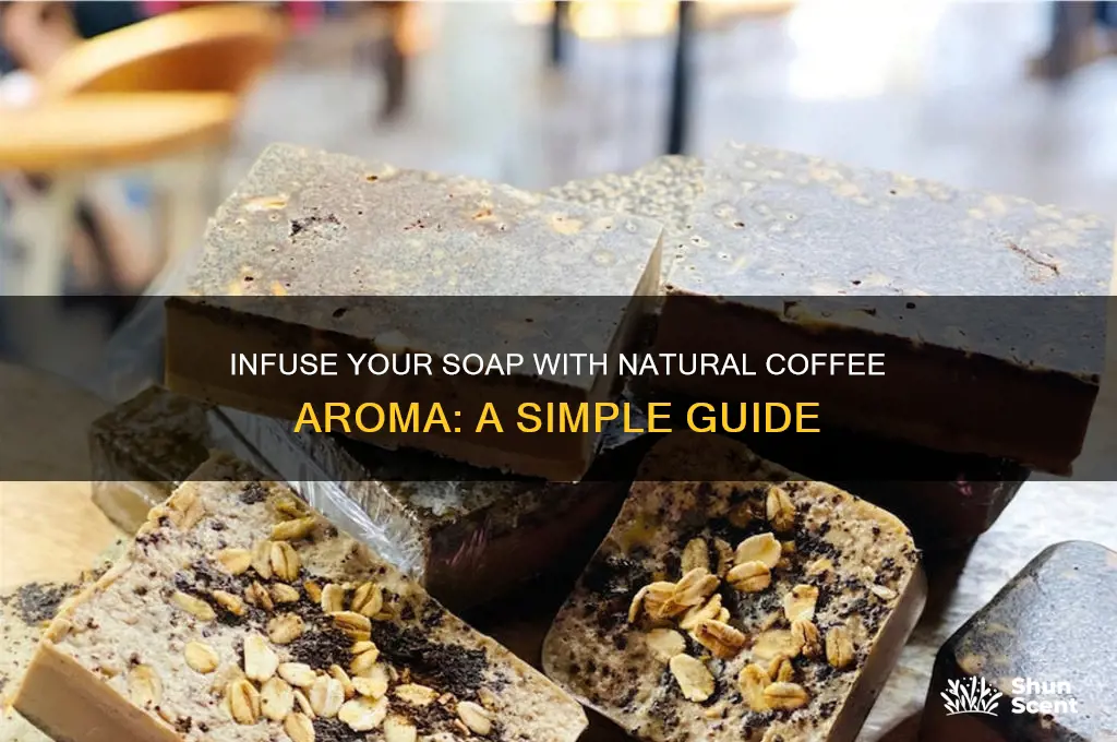how to naturally scent soap with coffee