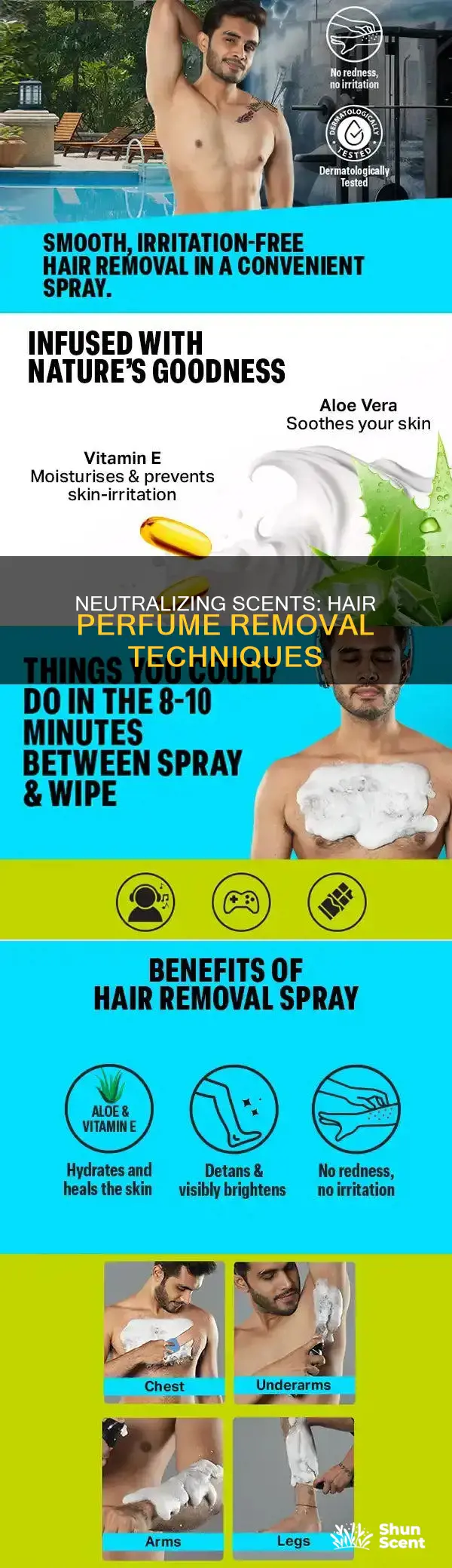 how to neutralize perfume in hair