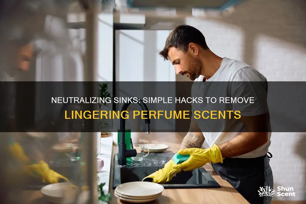 how to neutralize perfume in sink