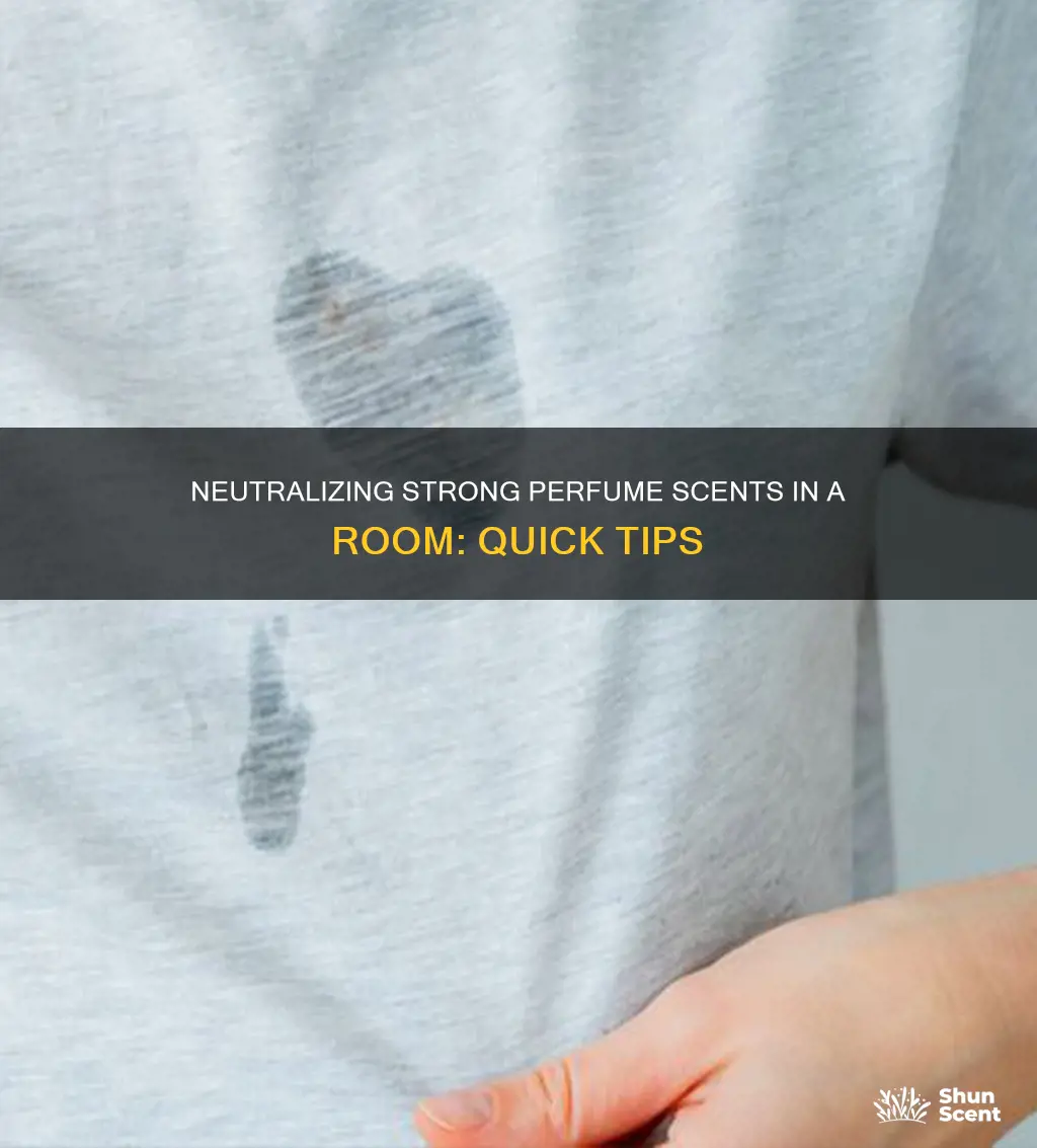 how to neutralize perfume smell in room quickly