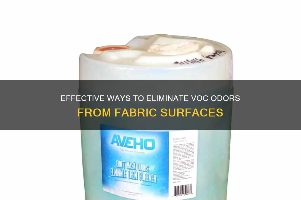 how to neutrolize voc scent on fabric