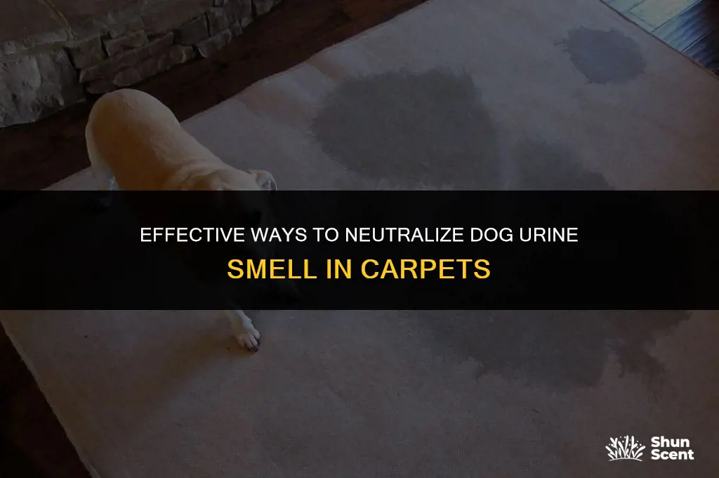 how to nuetrilaze dog urine smell in carpet