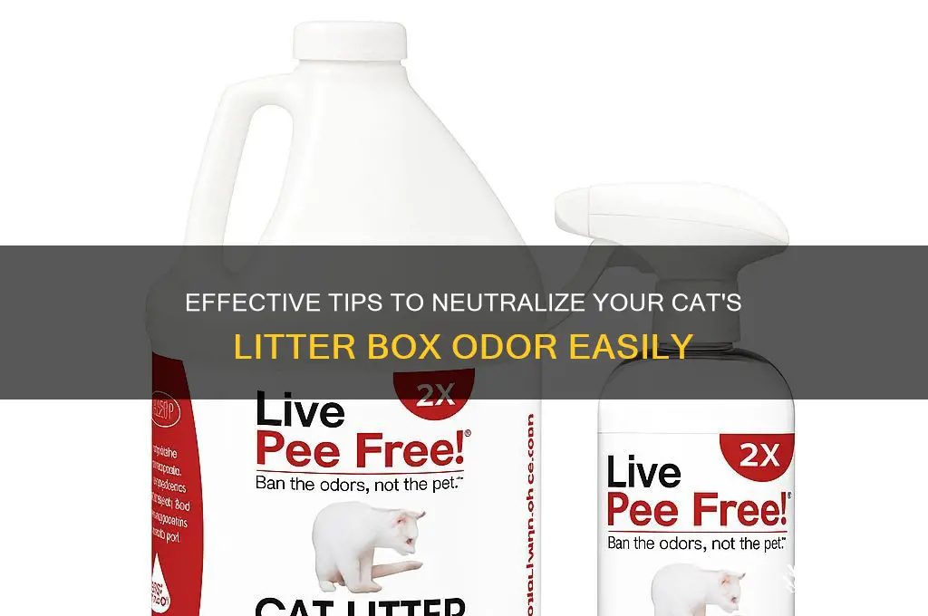 how to offset the scent of my cats litter box