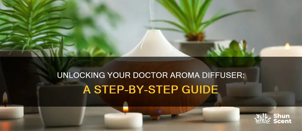 how to open a doctor aroma diffuser