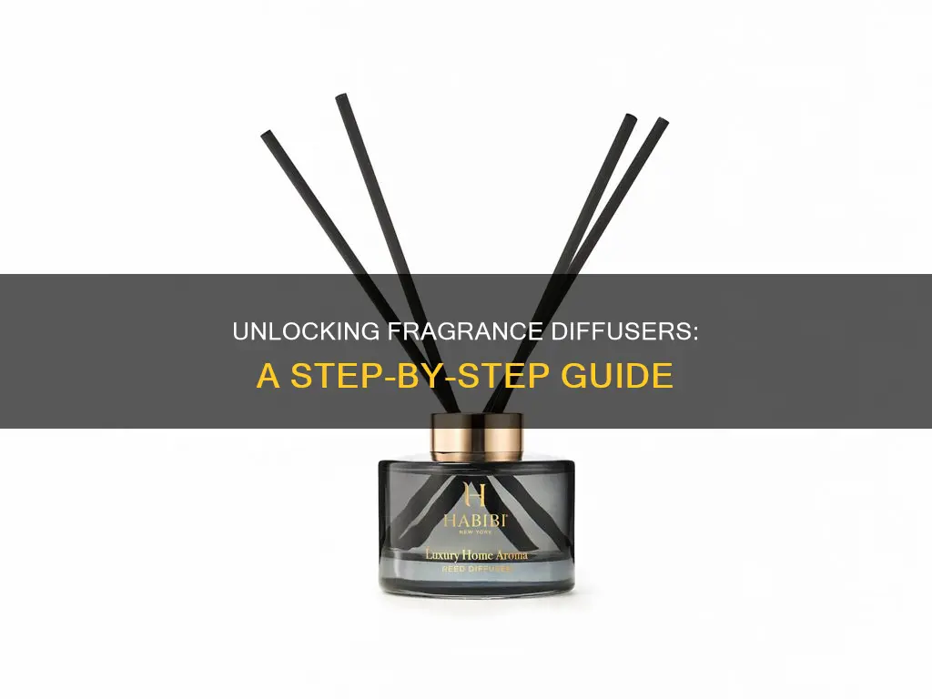 how to open a fragrance diffuser