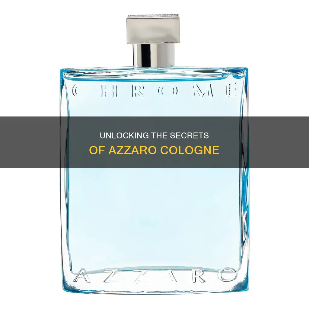 how to open azzaro cologne