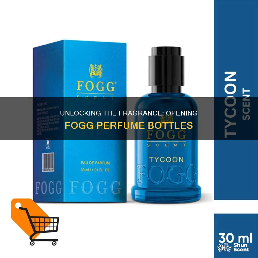 how to open fogg perfume bottle