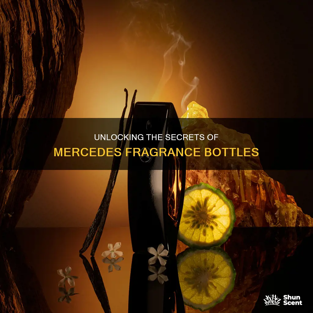 how to open mercedes fragrance bottle