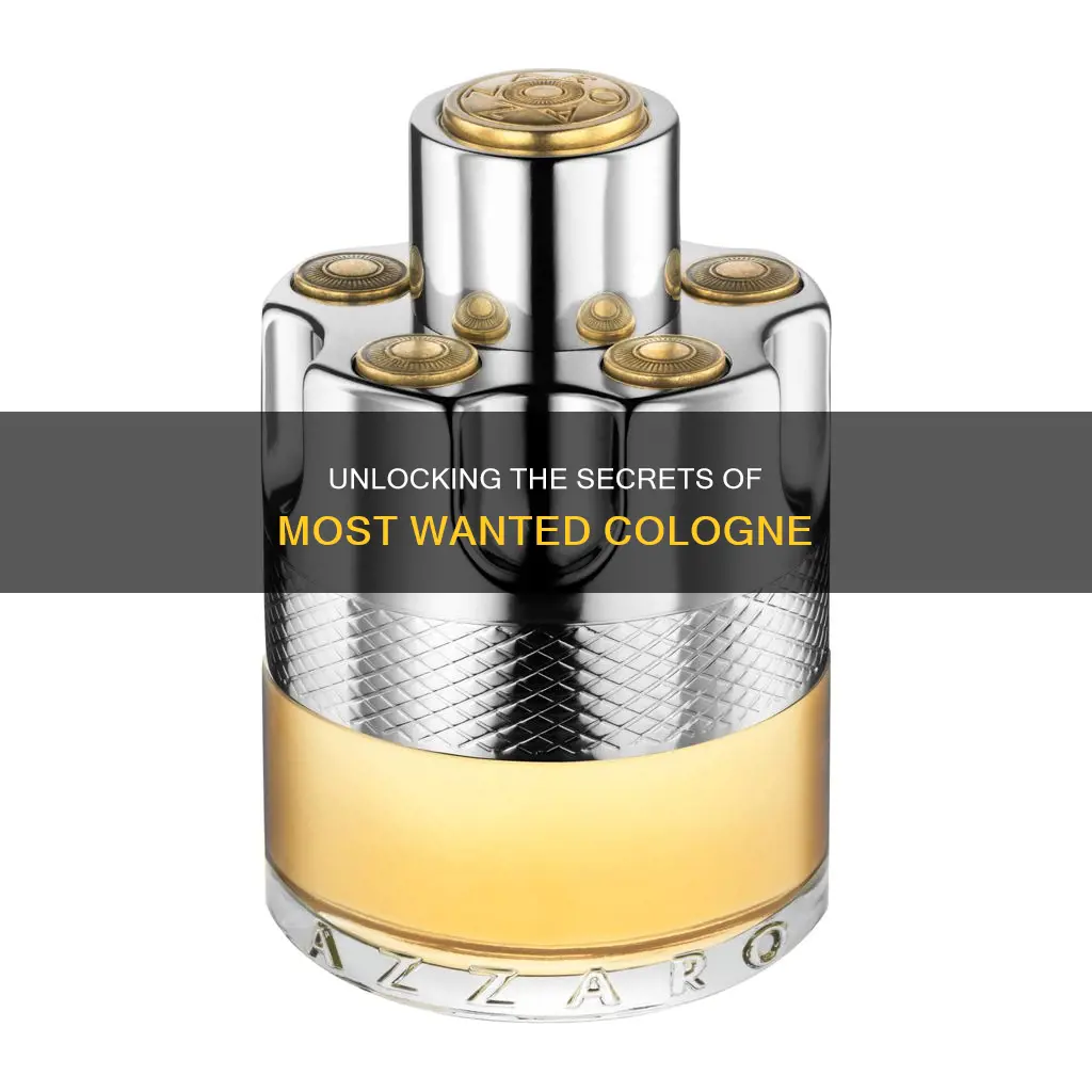 how to open most wanted cologne