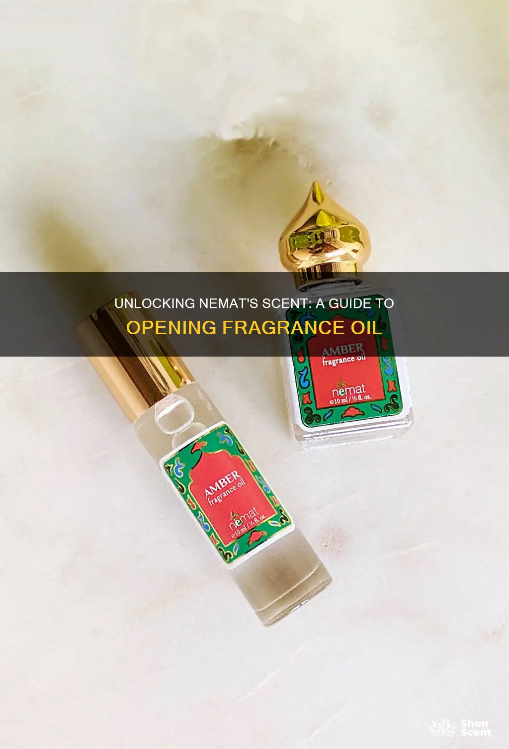 how to open nemat fragrance oil