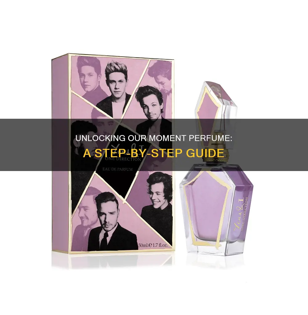 how to open our moment perfume