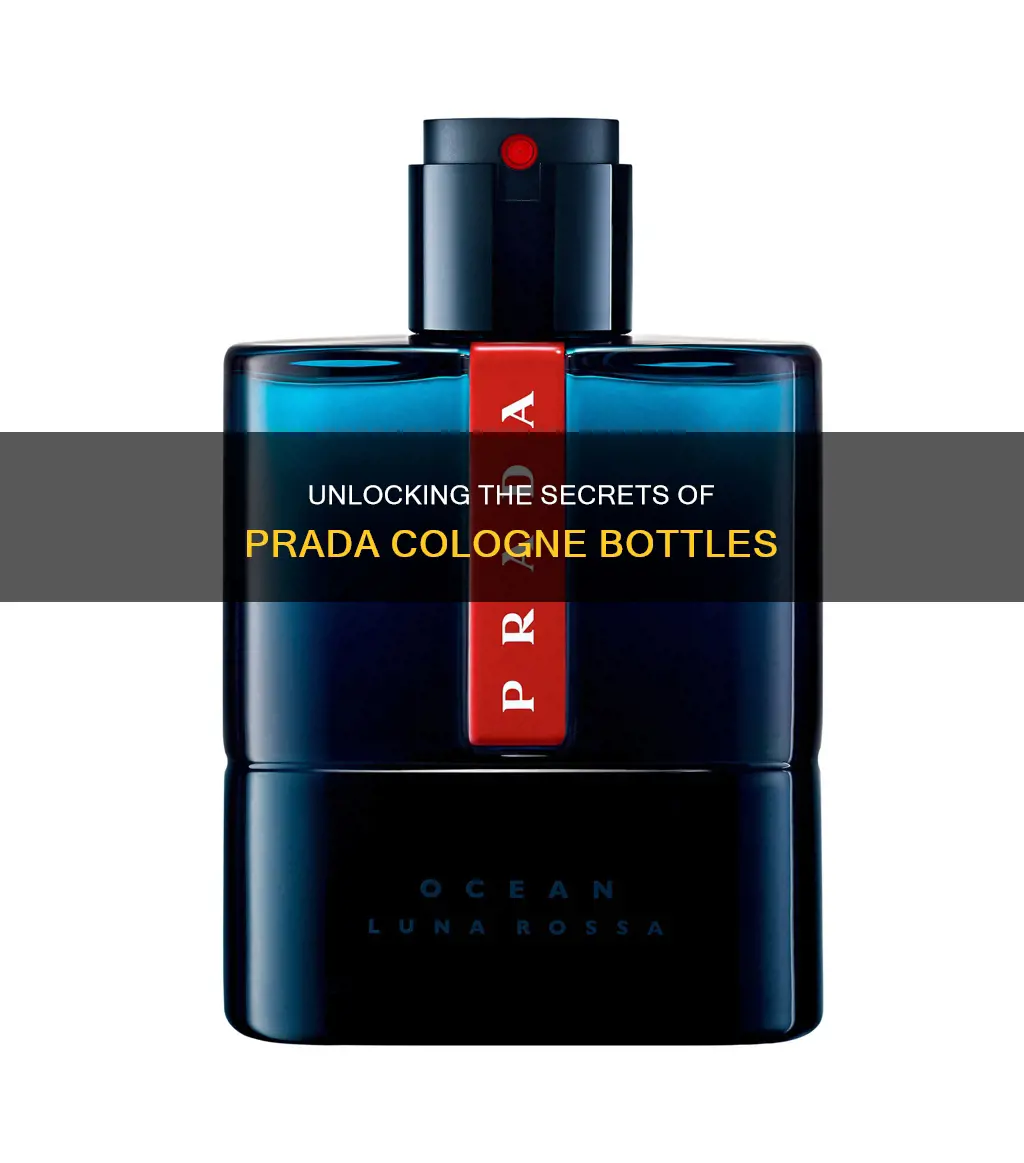 how to open prada cologne bottle