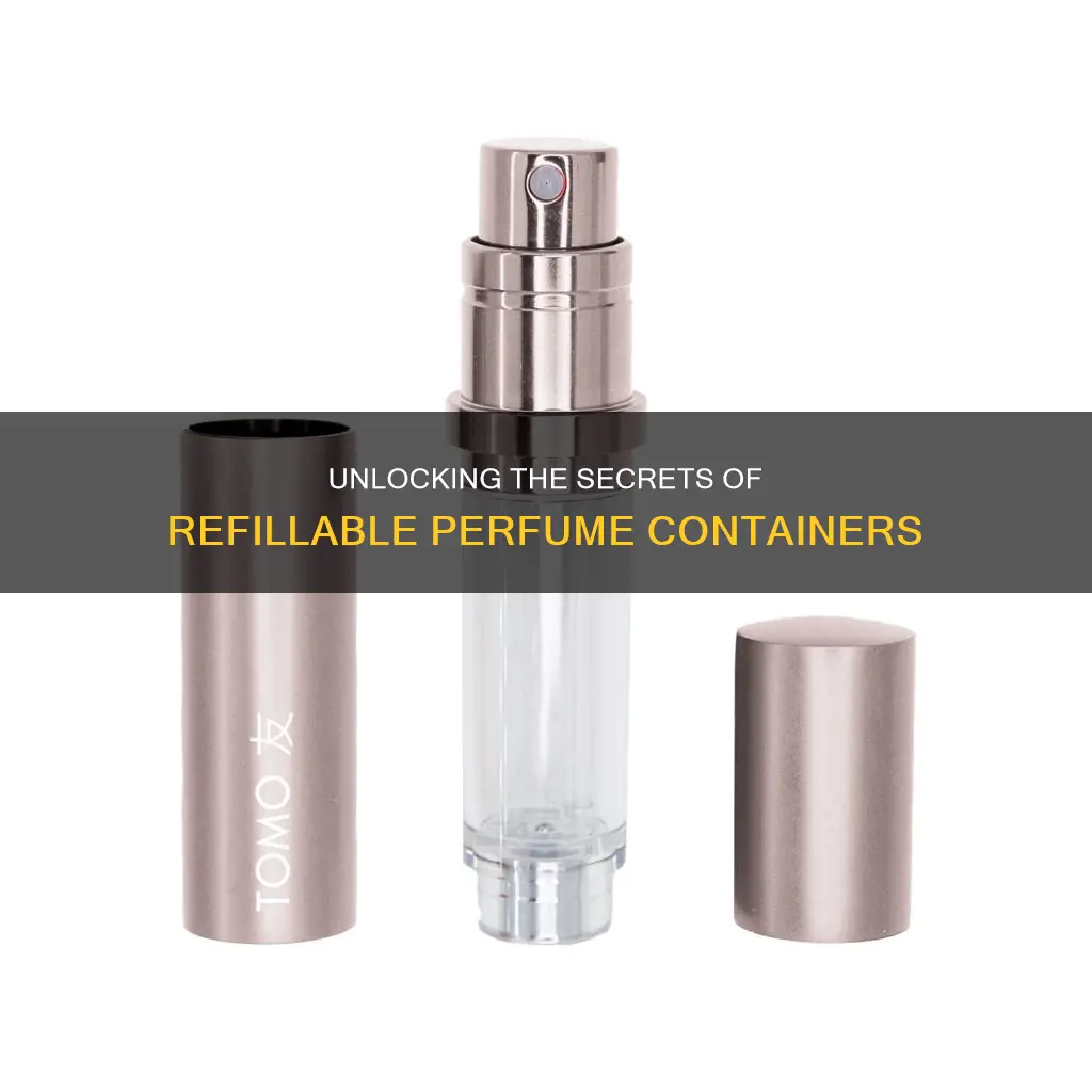 how to open refillable perfume container