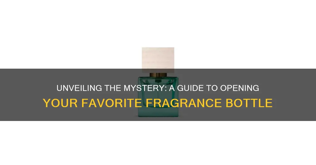 how to open rituals fragrance bottle