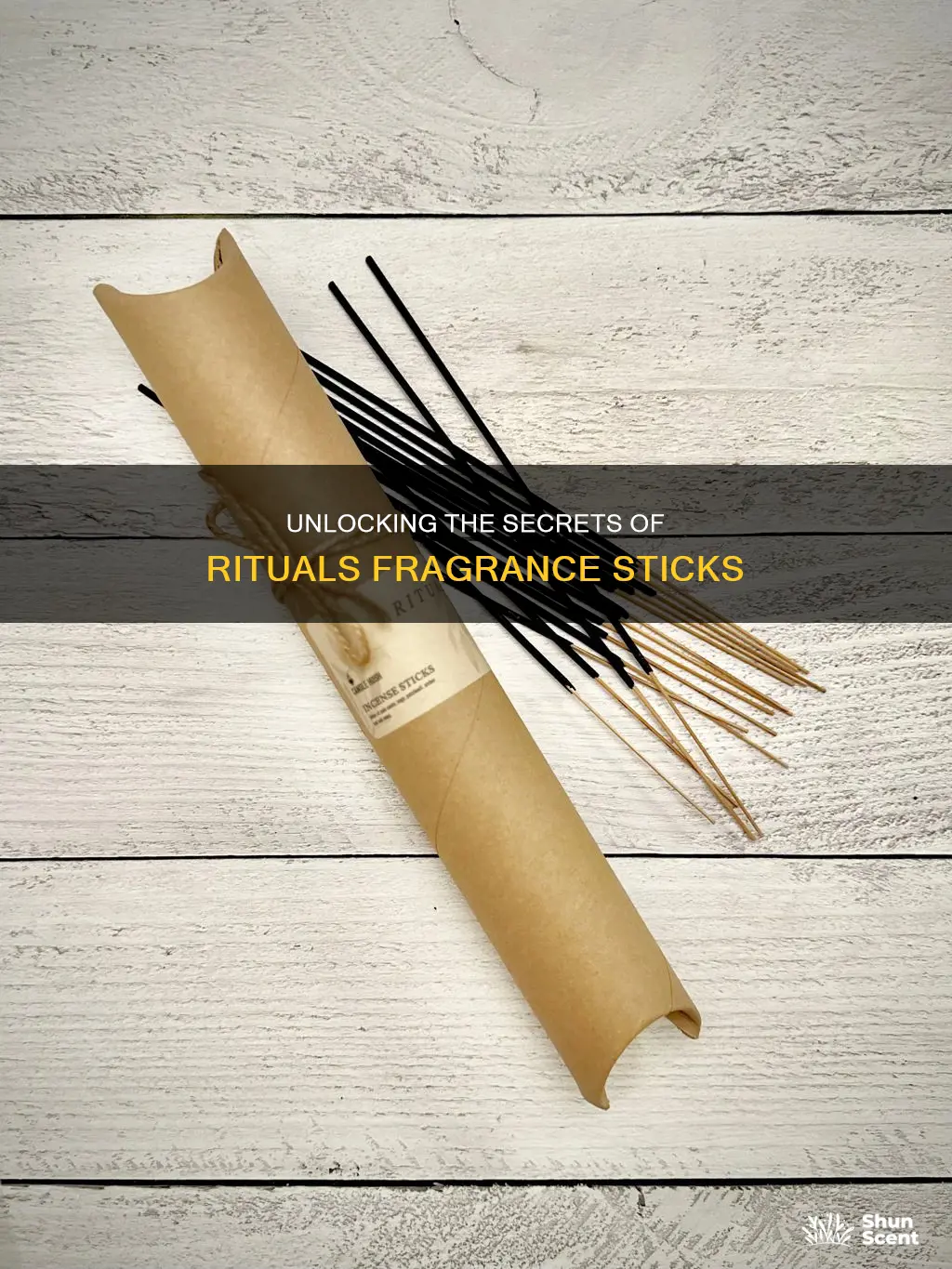how to open rituals fragrance sticks