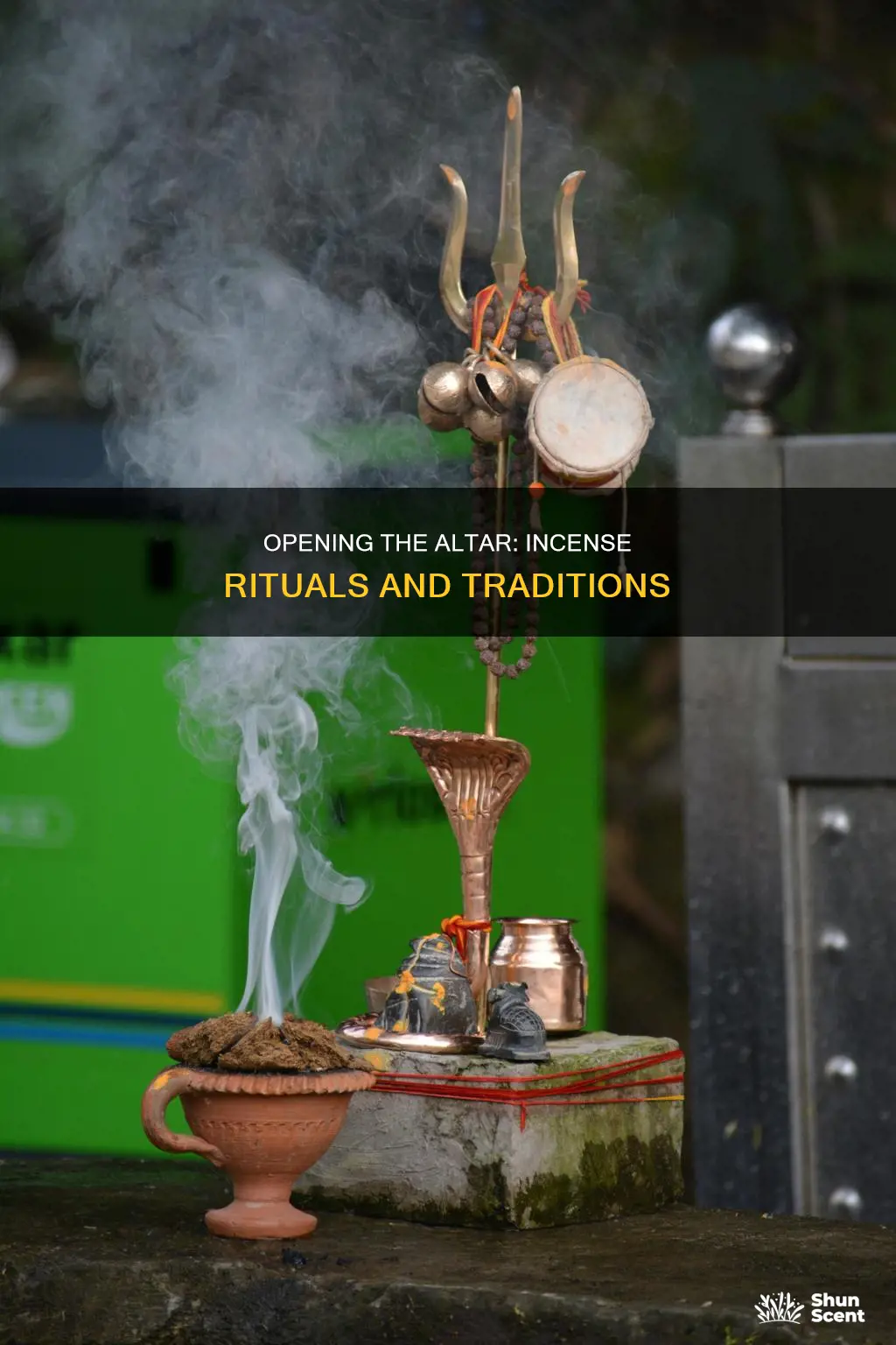 how to open the alter with incense