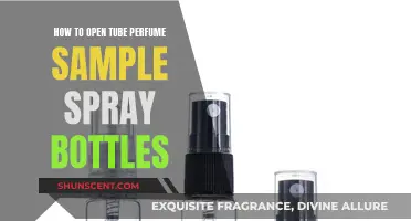 Unlocking Scents: Opening Tube Perfume Samples