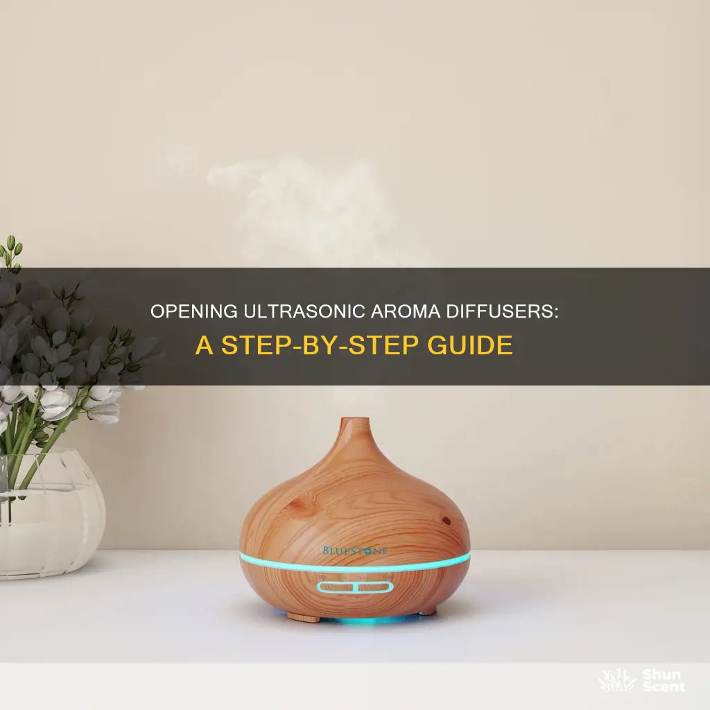 how to open ultrasonic aroma humidifier