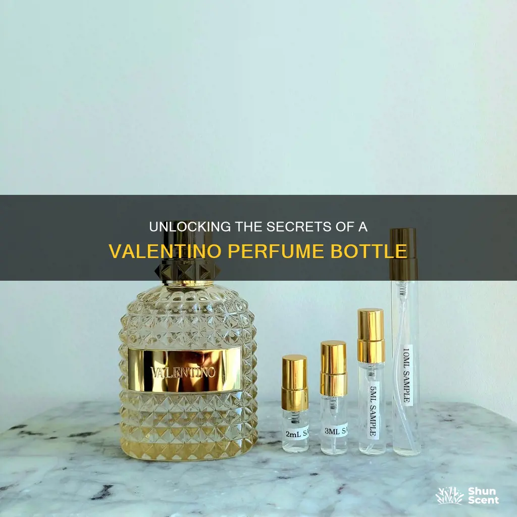 how to open valentino perfume bottle