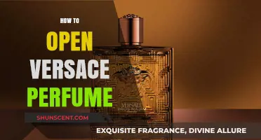 Unlocking the Scent: Opening Your Versace Perfume