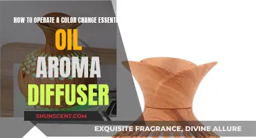 Using a Color Change Essential Oil Aroma Diffuser