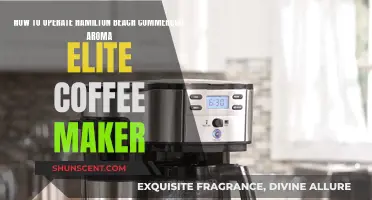 Guide to Operating the Hamilton Beach Aroma Elite Coffee Maker