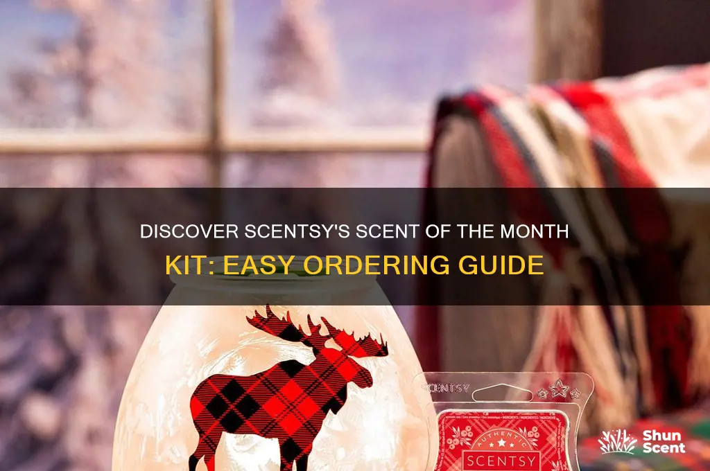 how to order scentsy scent of the month kit