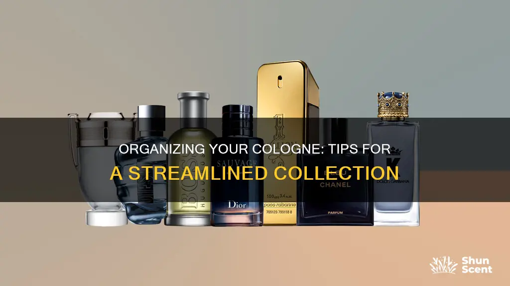 how to organize cologne