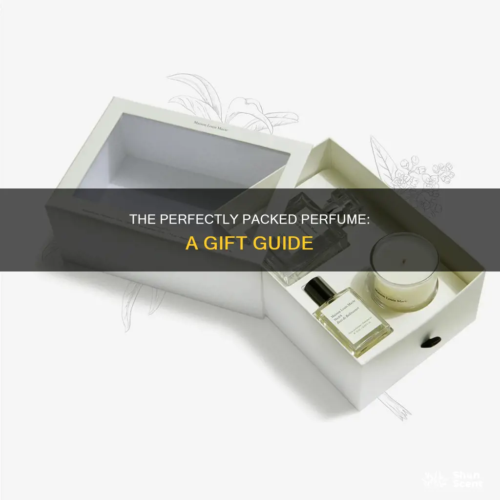 how to pack a perfume bottle for gift