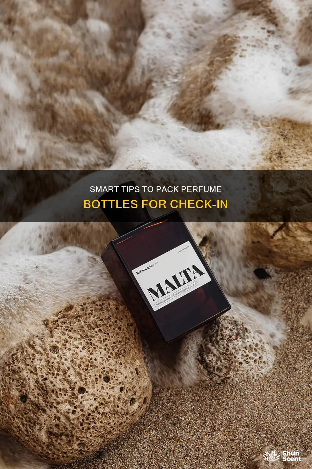how to pack perfume bottles for checkin