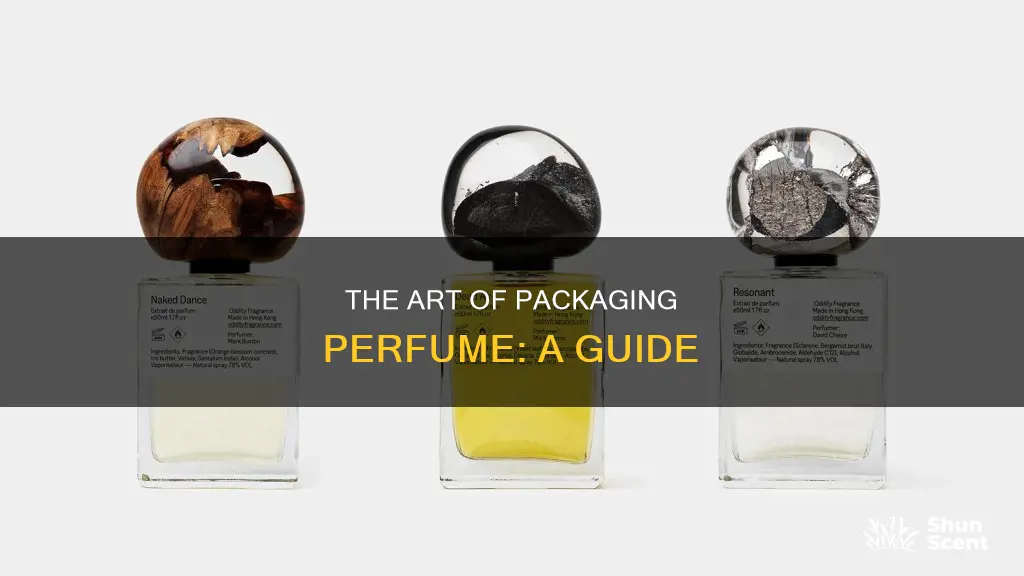how to package a perfume