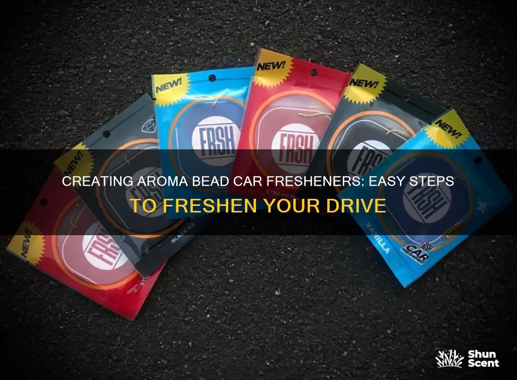 how to package aroma bead car air fresheners