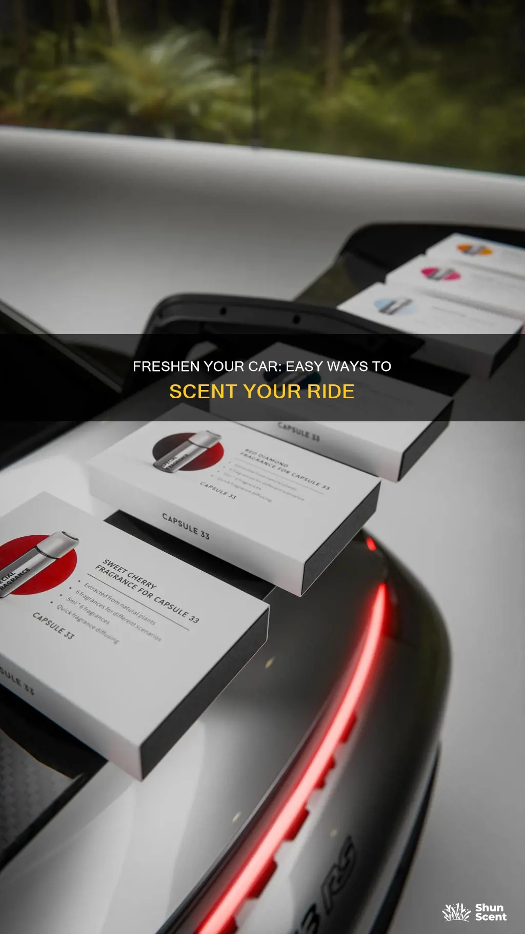 how to perfume car