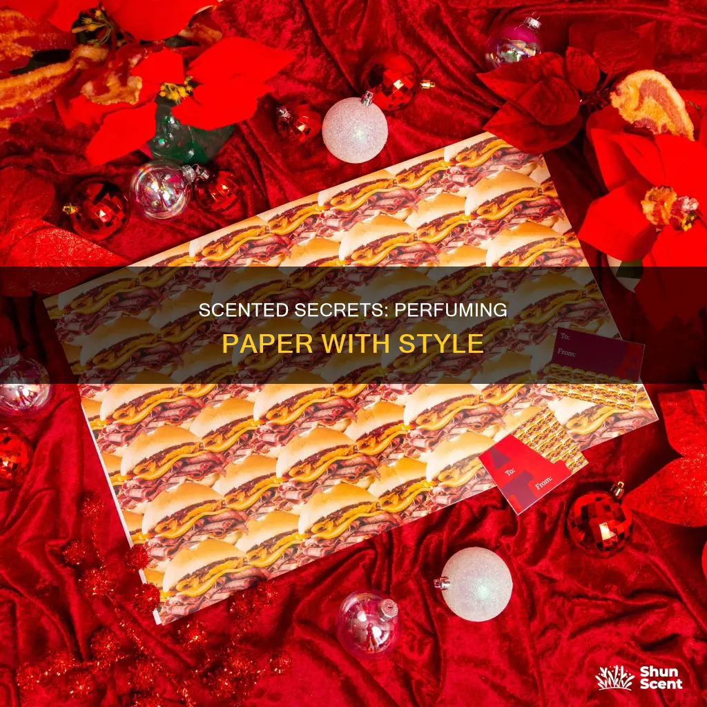 how to perfume paper