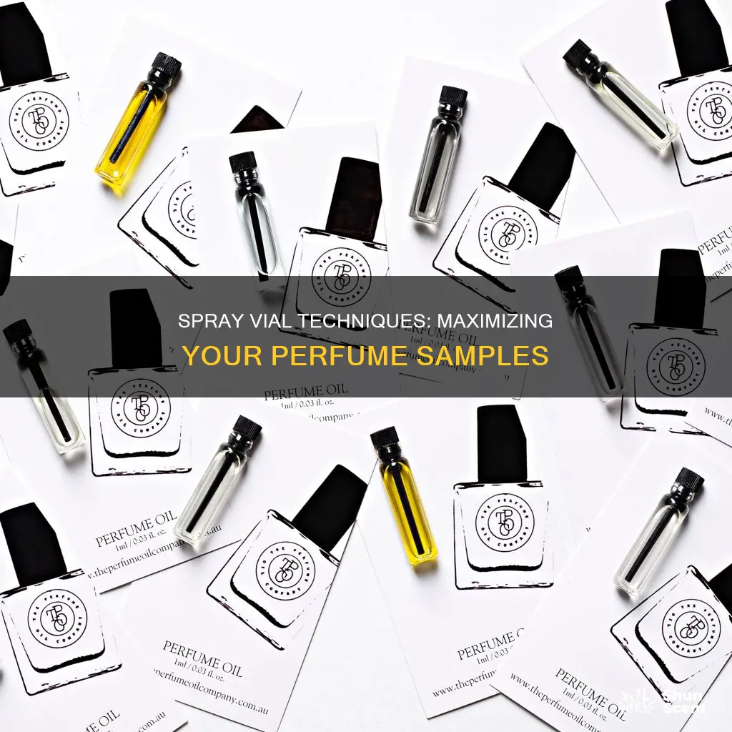 how to perfume samples spray vials