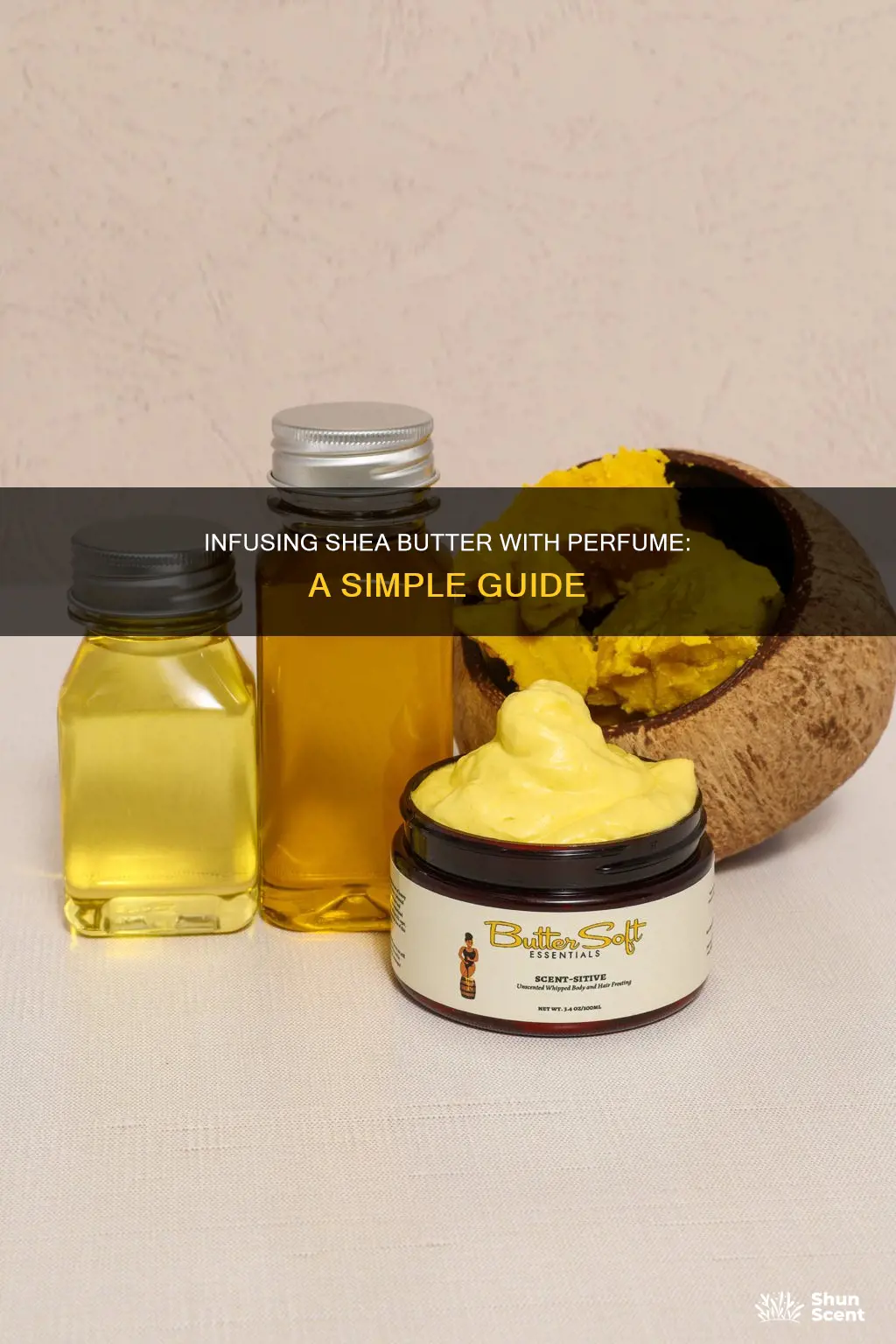 how to perfume shea butter