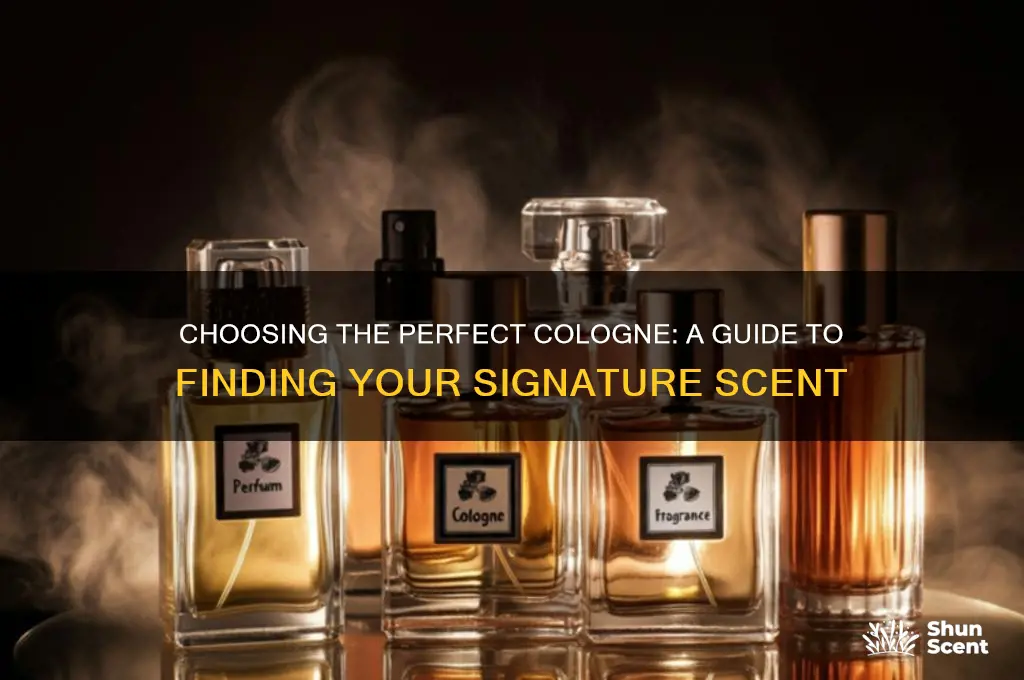 how to pick a cologne scent