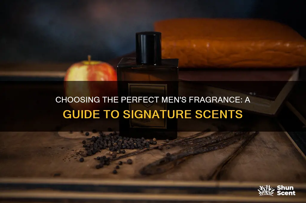 how to pick a scent for a man