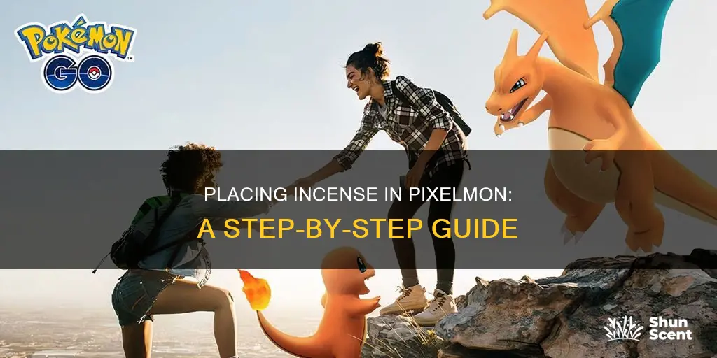 how to place an incense in pixelmon