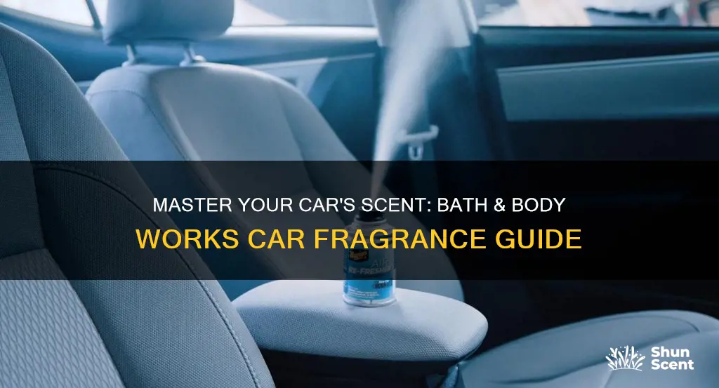 how to place bath and body works car fragrance