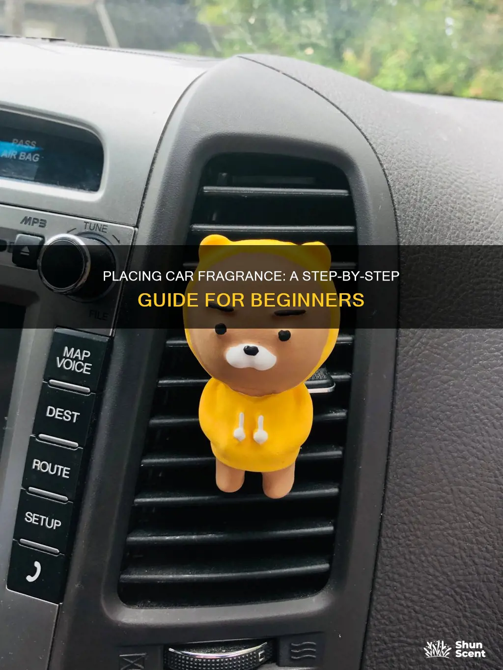 how to place bath and body works car fragrance