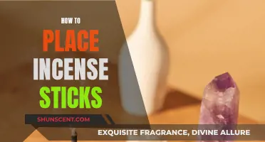 Positioning Incense Sticks: The Right Way