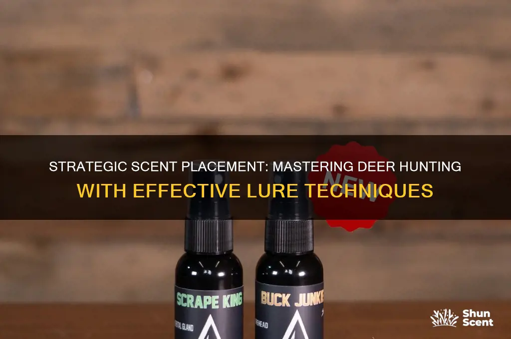 how to place scents for deer hunting