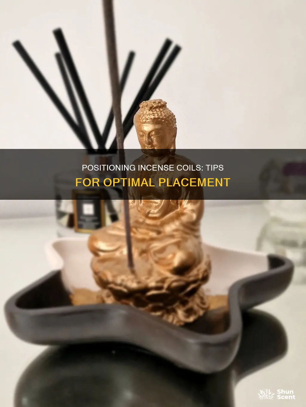how to position incense coils