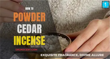Make Cedar Incense Powder: A Step-by-Step Guide