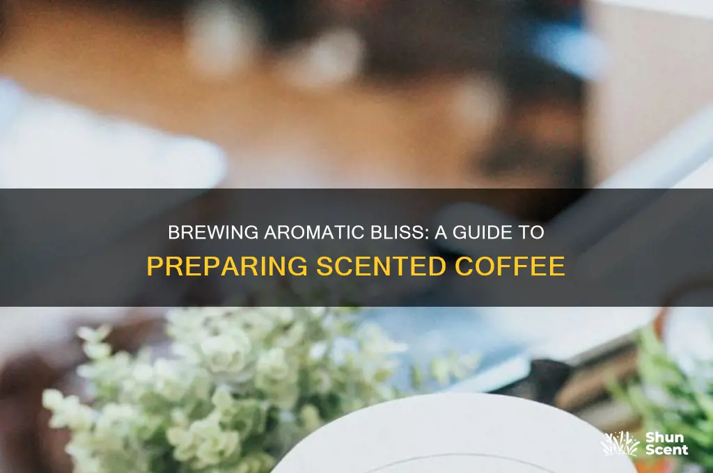 how to prepare scented coffee
