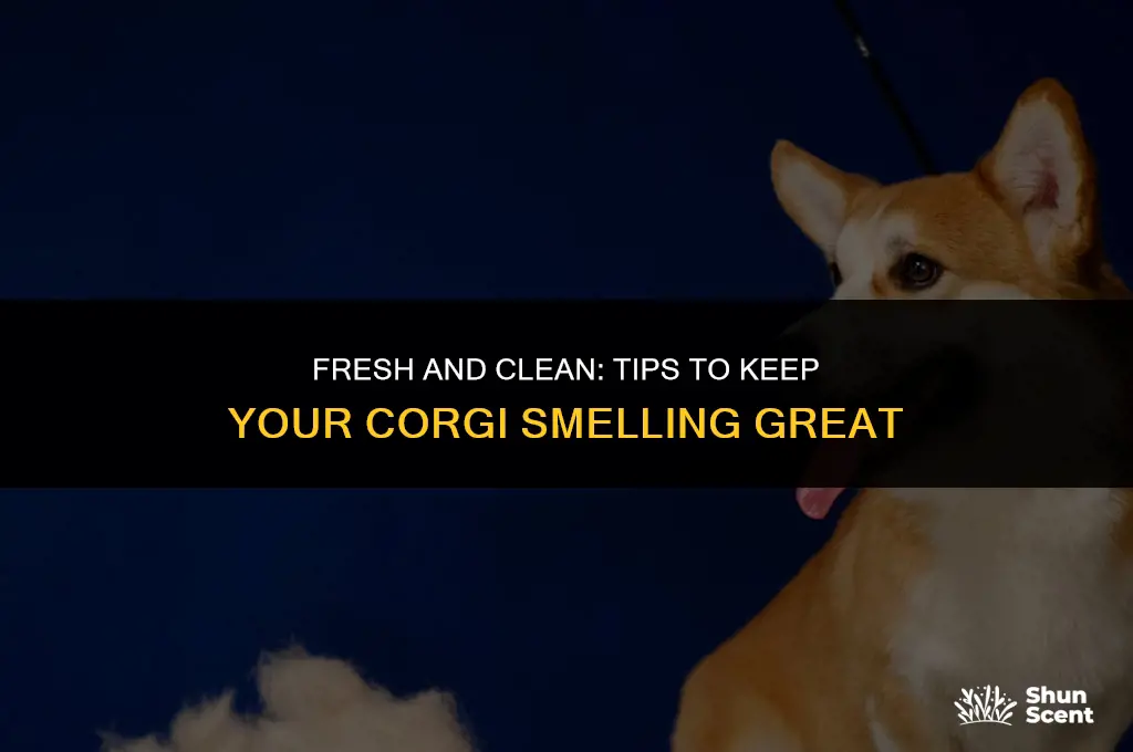 how to prevent corgi from having dog smell