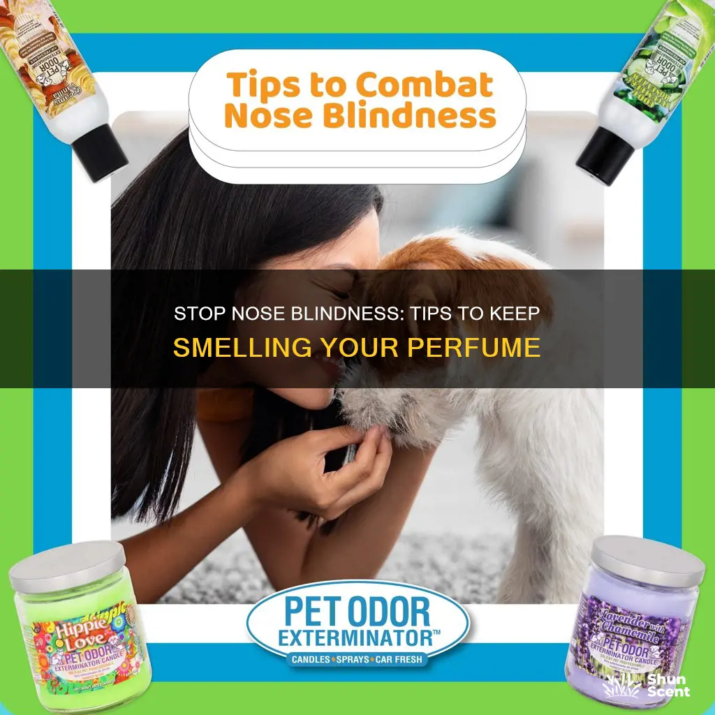 how to prevent nose blindness to perfume
