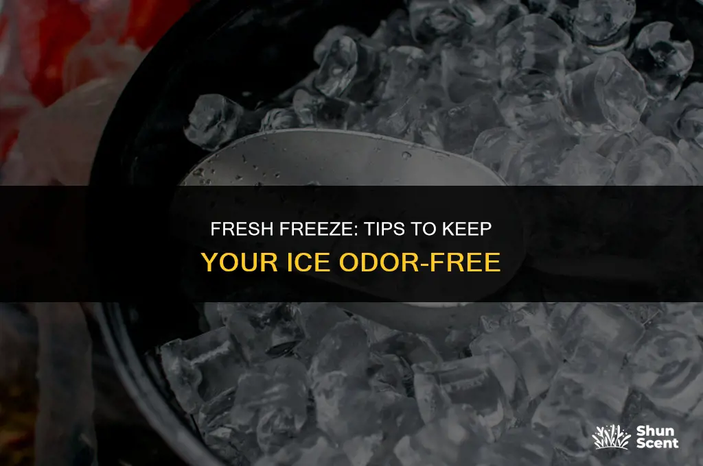 how to prevent odor getting into ice